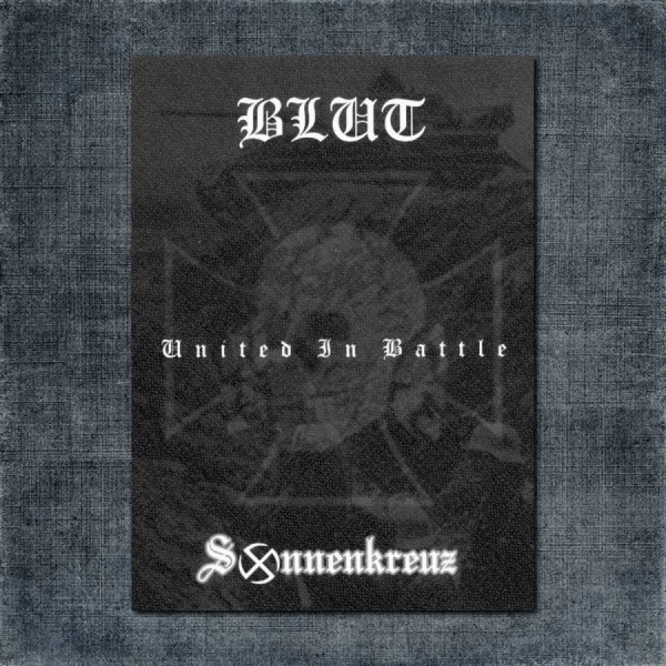 Blut Back Patch, Blut - Sonnenkreuz United in Battle Big Back Patch