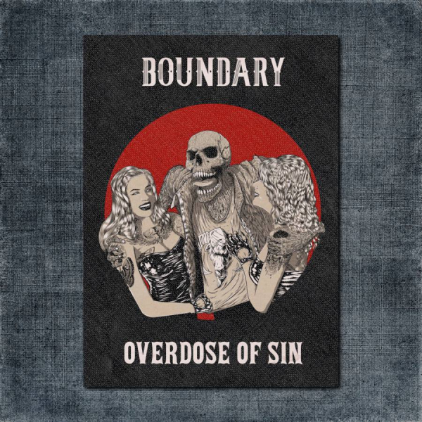 Boundary Back Patch, Boundary - Overdose of Sin Big Back Patch