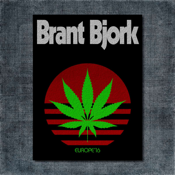 Brant Bjork Back Patch, Brant Bjork Europe 16 Big Back Patch