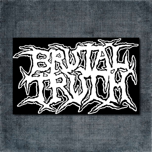 Brutal Truth Back Patch, Brutal Truth Logo Big Back Patch