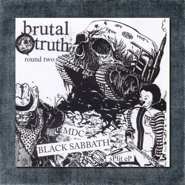 Brutal Truth Back Patch, Brutal Truth - Round Two Big Back Patch