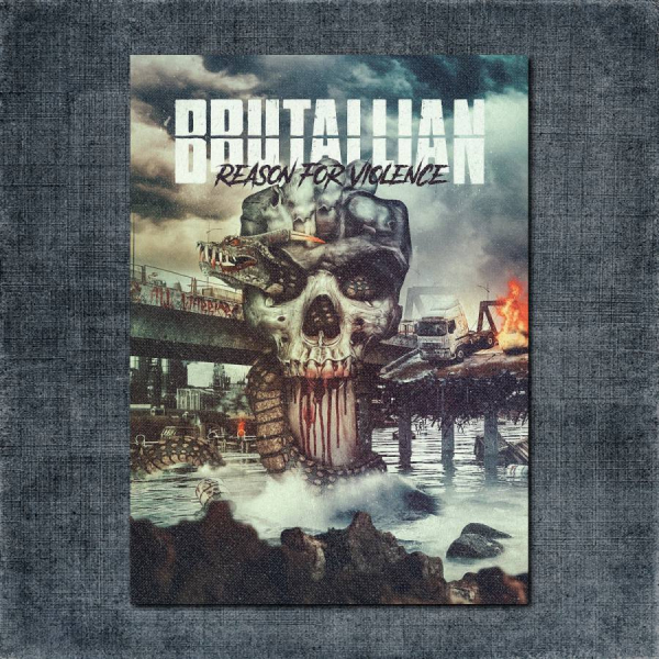 Brutallian Back Patch, Brutallian - Reason for Violence Big Back Patch