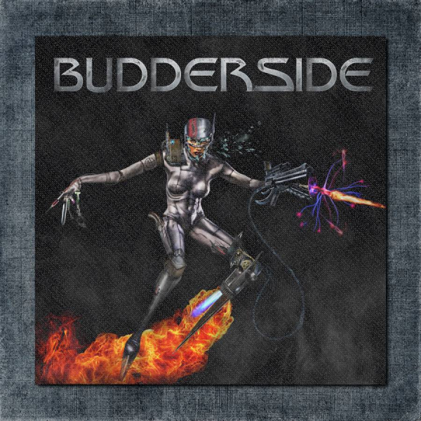 Budderside Back Patch, Budderside - Budderside Cover Big Back Patch