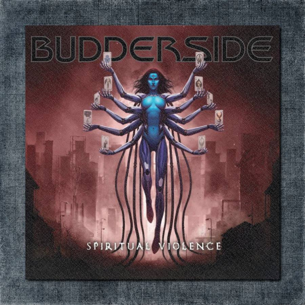 Budderside Back Patch, Budderside - Spiritual Violence Big Back Patch