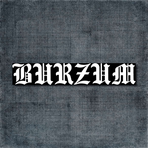 Burzum Back Patch, Burzum Logo Big Back Patch