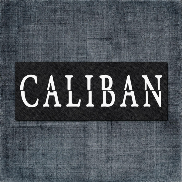 Caliban Back Patch, Caliban Logo Black Big Back Patch
