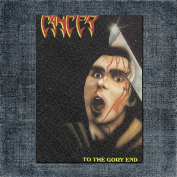 Cancer Back Patch, Cancer - To The Gory End Big Back Patch