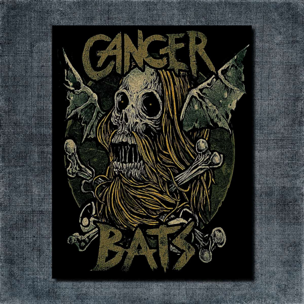 Cancer Bats Back Patch, Cancer Bats Artwork Big Back Patch