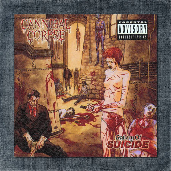 Cannibal Corpse Back Patch, Cannibal Corpse - Gallery Of Suicide Big Back Patch