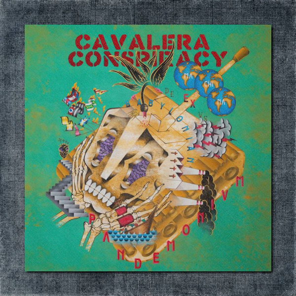 Cavalera Conspiracy Back Patch, Cavalera Conspiracy - Pandemonium Big Back Patch