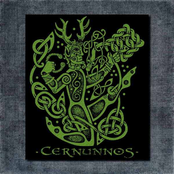 Cernunnos Back Patch, Cernunnos Artwork Big Back Patch