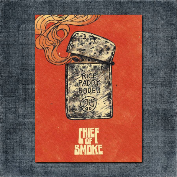 Chief Of Smoke Back Patch, Chief Of Smoke - Rice Paddy Rodeo Big Back Patch