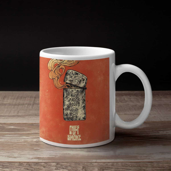 Chief Of Smoke Band Coffee Mug, Chief Of Smoke Rice Paddy Rodeo Mug