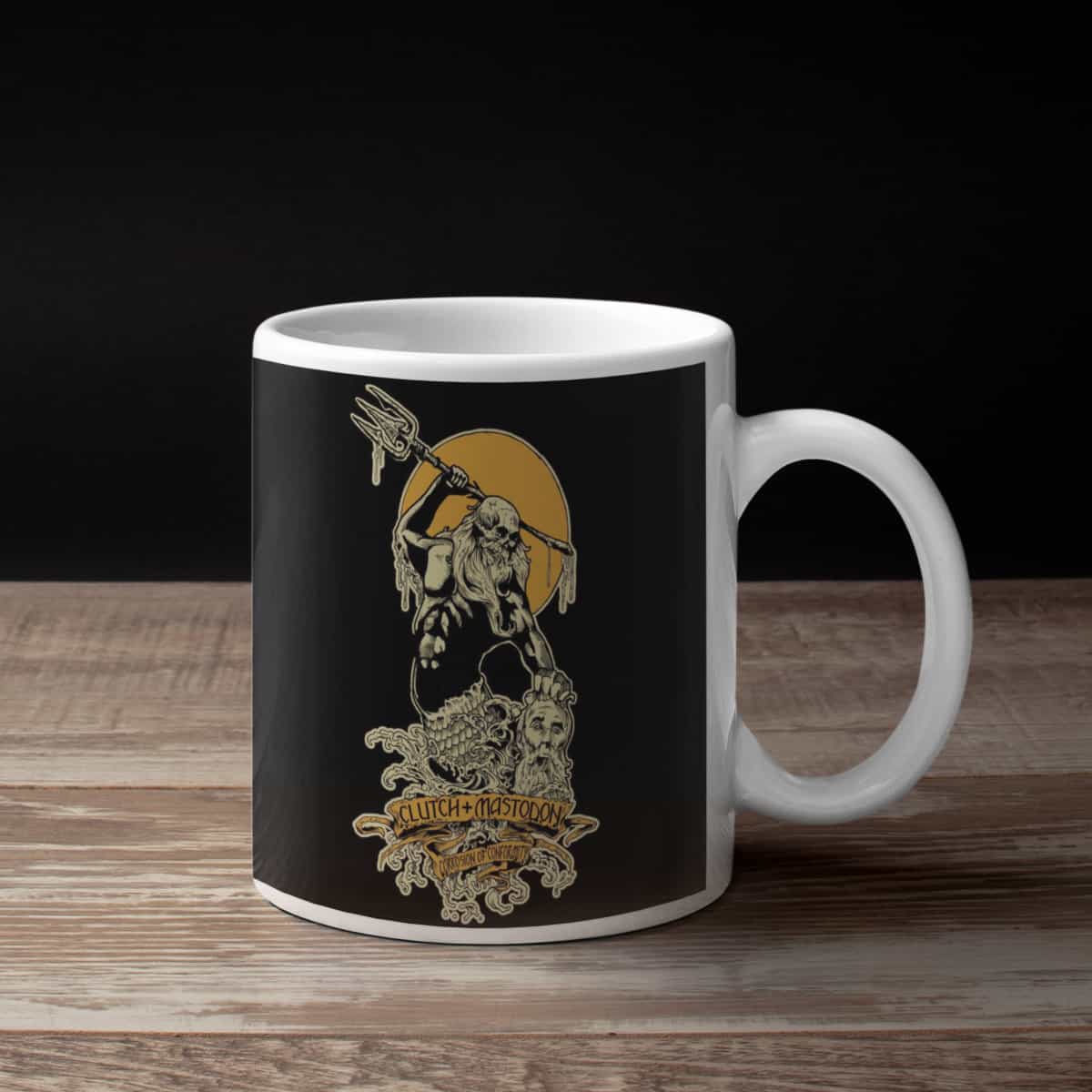 Clutch Mastodon Coffee Mug, Clutch Mastodon Corrosion Of Confitmity Concert Coffee Mug