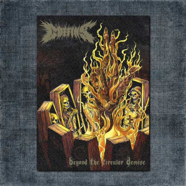 Coffins Back Patch, Coffins - Beyond the Circular Demise Big Back Patch