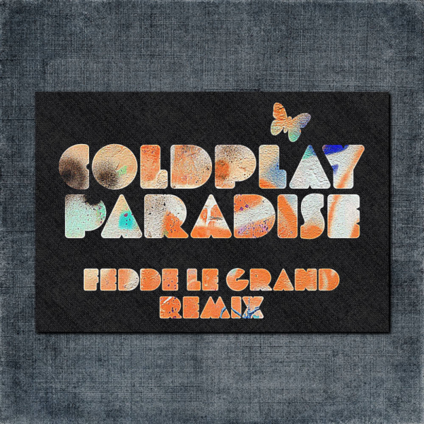 Coldplay Back Patch, Coldplay Paradise Big Back Patch