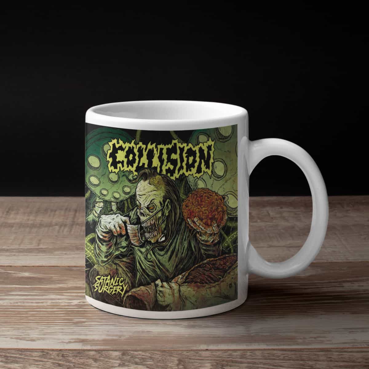 Collision Coffee Mug, Collision Satanic Surgery Mug