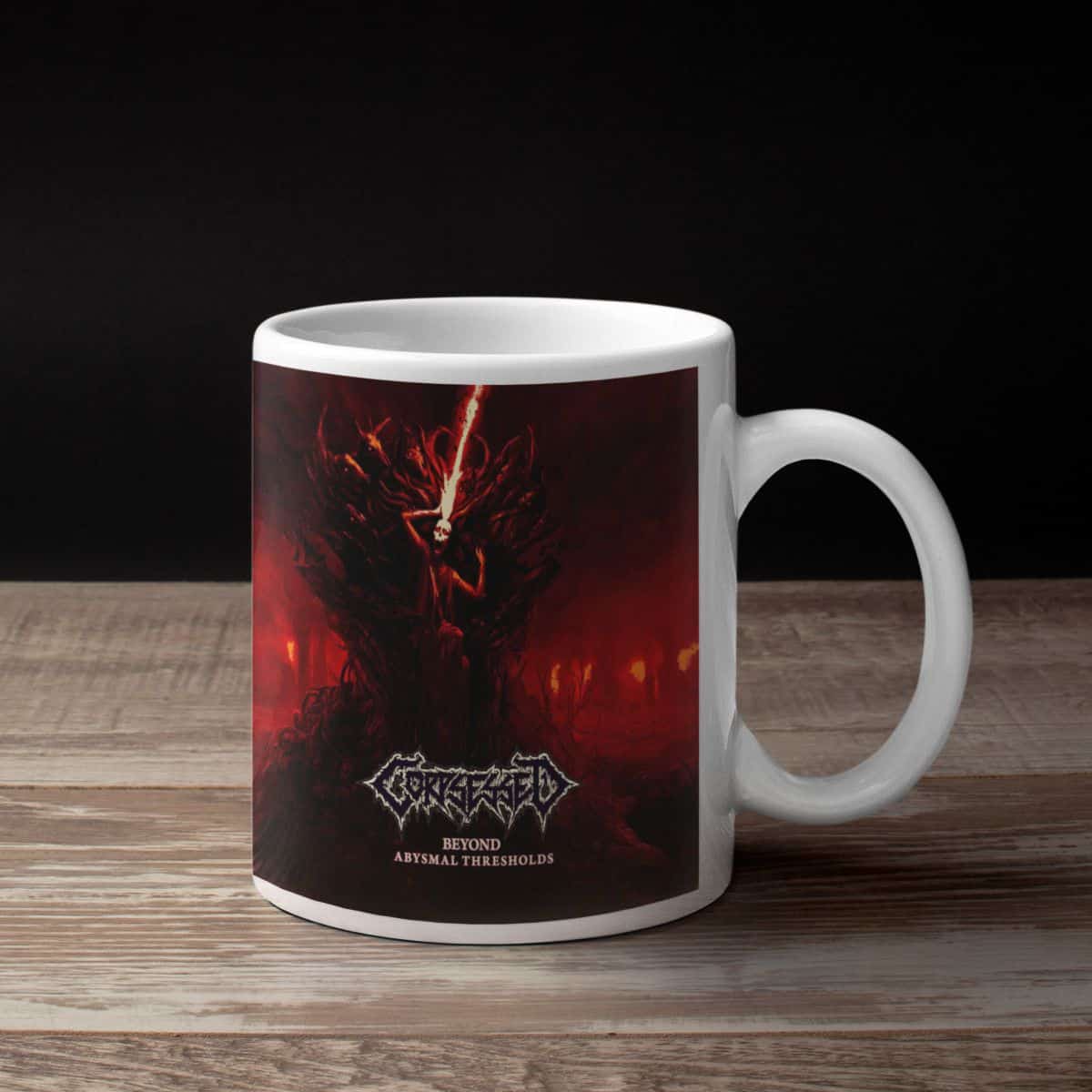 Corpsessed Band Coffee Mug, Corpsessed Beyond Abysmal Thresholds Mug