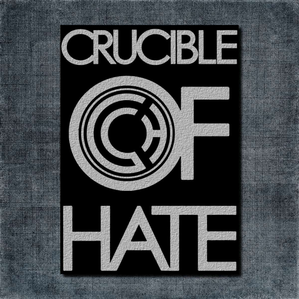 Crucible of Hate Back Patch, Crucible of Hate Logo Big Back Patch