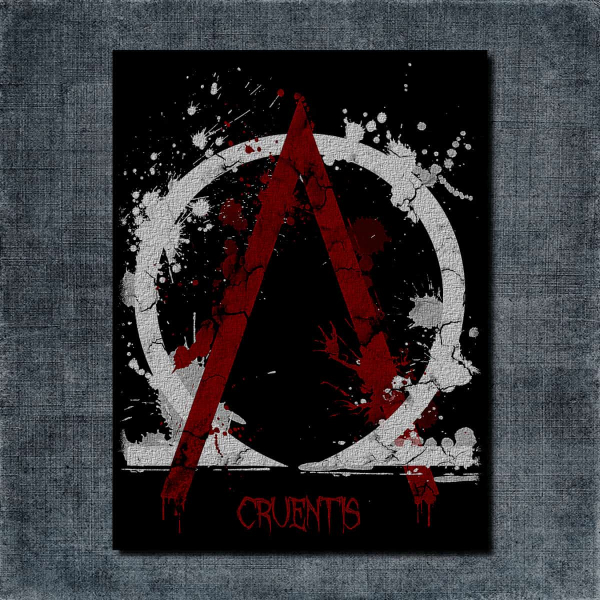 Cruentis Back Patch, Cruentis Alpha And Omega Big Back Patch