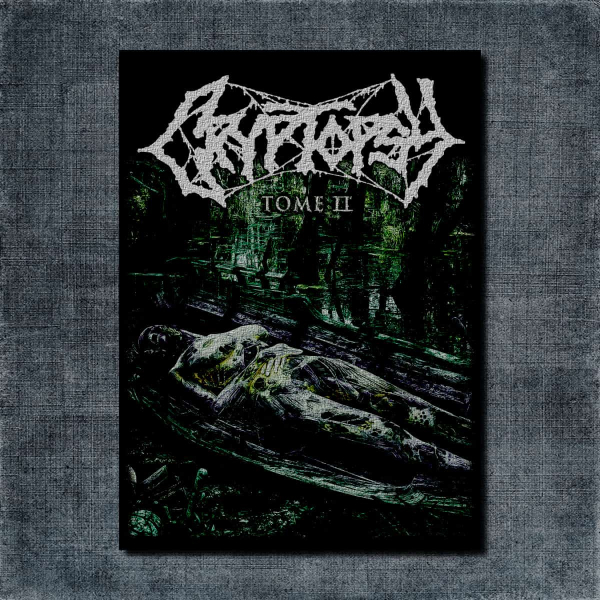 Cryptopsy Back Patch, Cryptopsy The Book of Suffering Tome 2 Big Back Patch