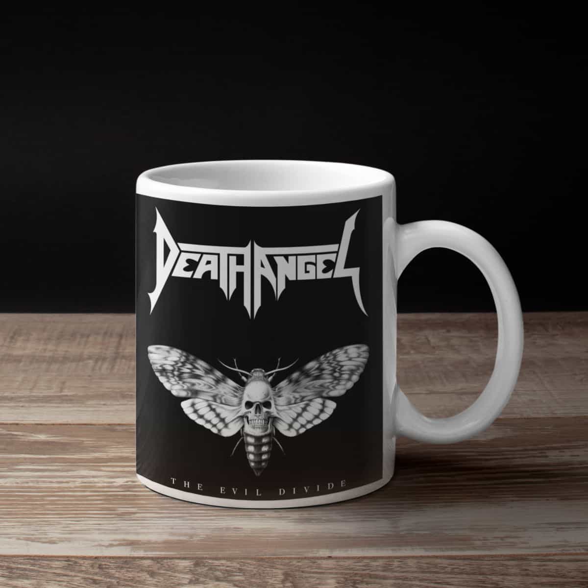 Death Angel Coffee Mug, Death Angel The Evil Divide Coffee Mug