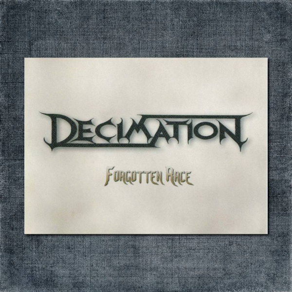 Decimation Back Patch, Decimation - Forgotten Race Big Back Patch