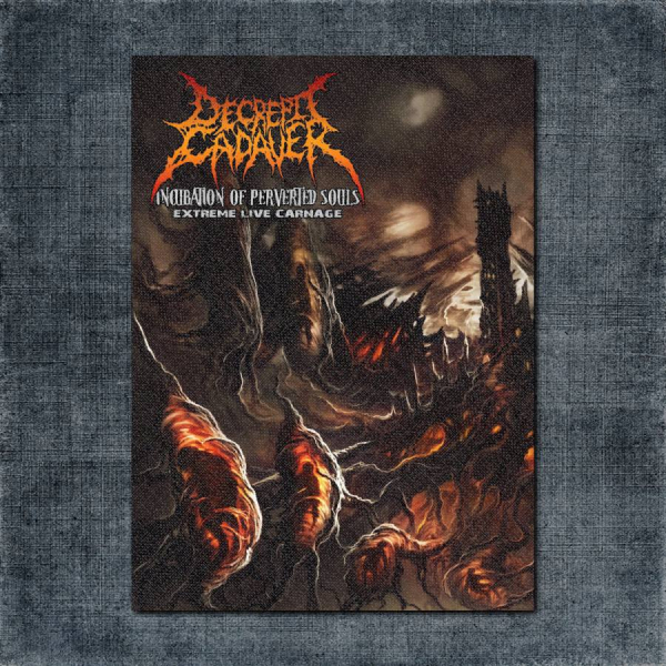 Decrepit Cadaver Back Patch, Decrepit Cadaver - Incubation Of Perverted Souls Big Back Patch