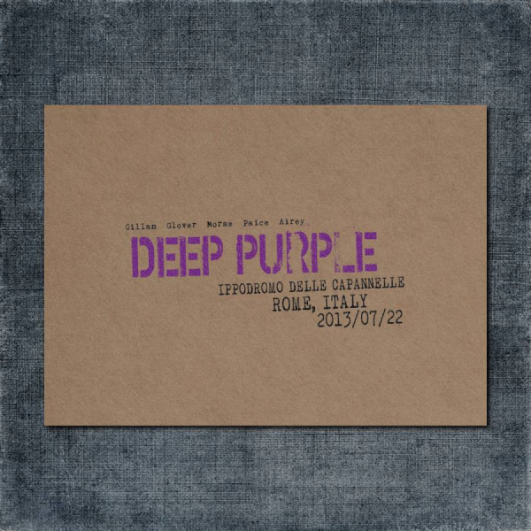 Deep Purple Back Patch, Deep Purple - Live In Rome 2013 Big Back Patch