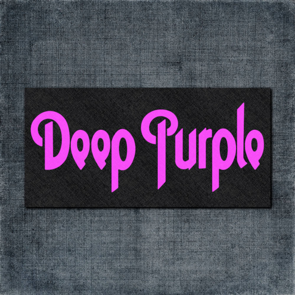 Deep Purple Back Patch, Deep Purple Logo Big Back Patch