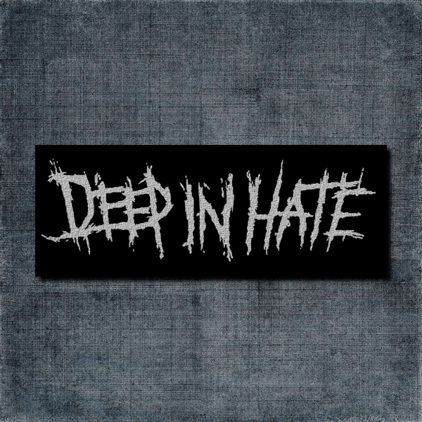 Deep in Hate Back Patch, Deep in Hate Logo Big Back Patch