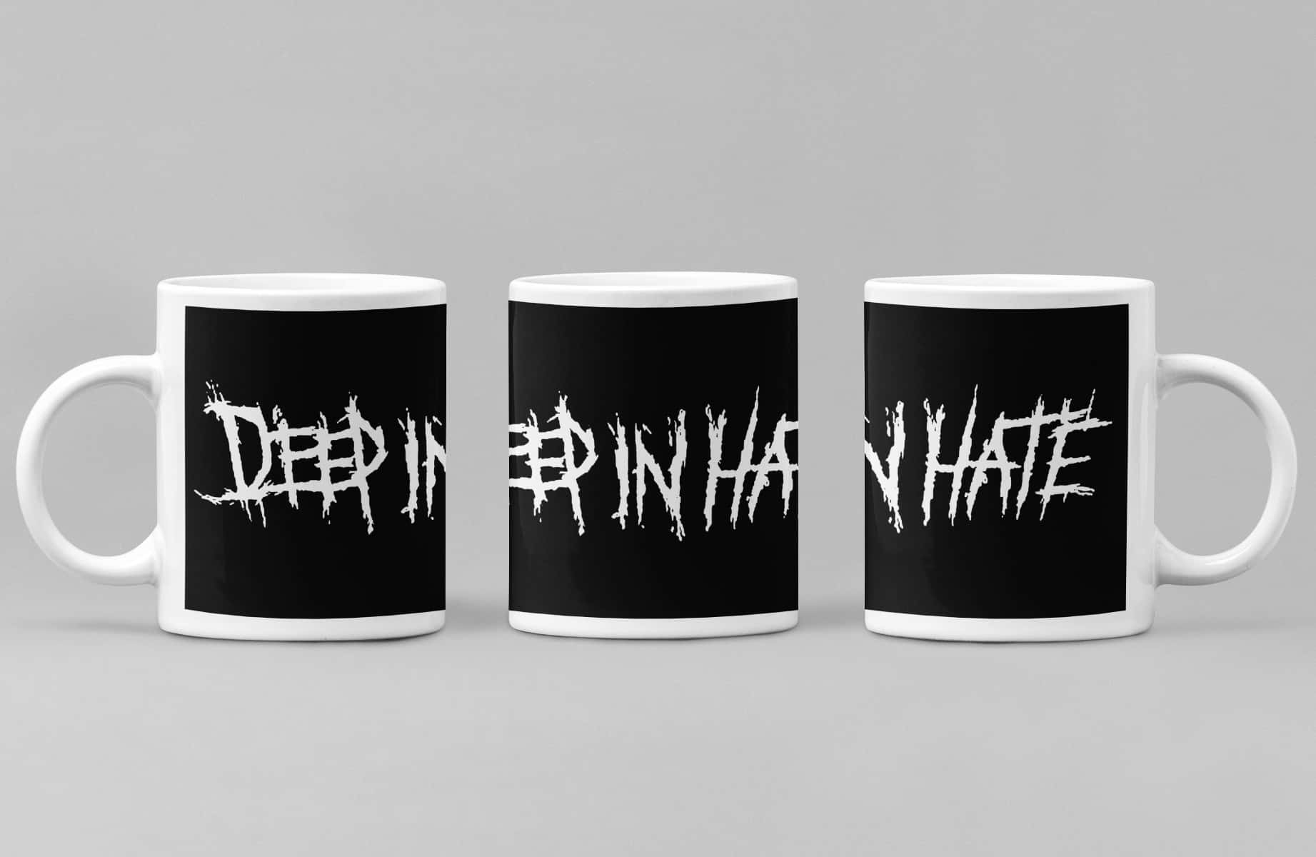 Deep in Hate Coffee Mug, Deep in Hate Logo Coffee Mug