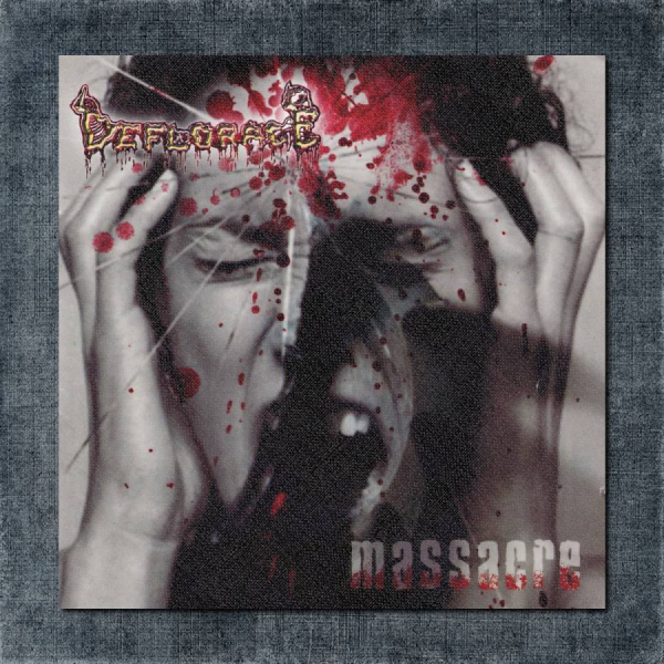 Deflorace Back Patch, Deflorace - Massacre Big Back Patch