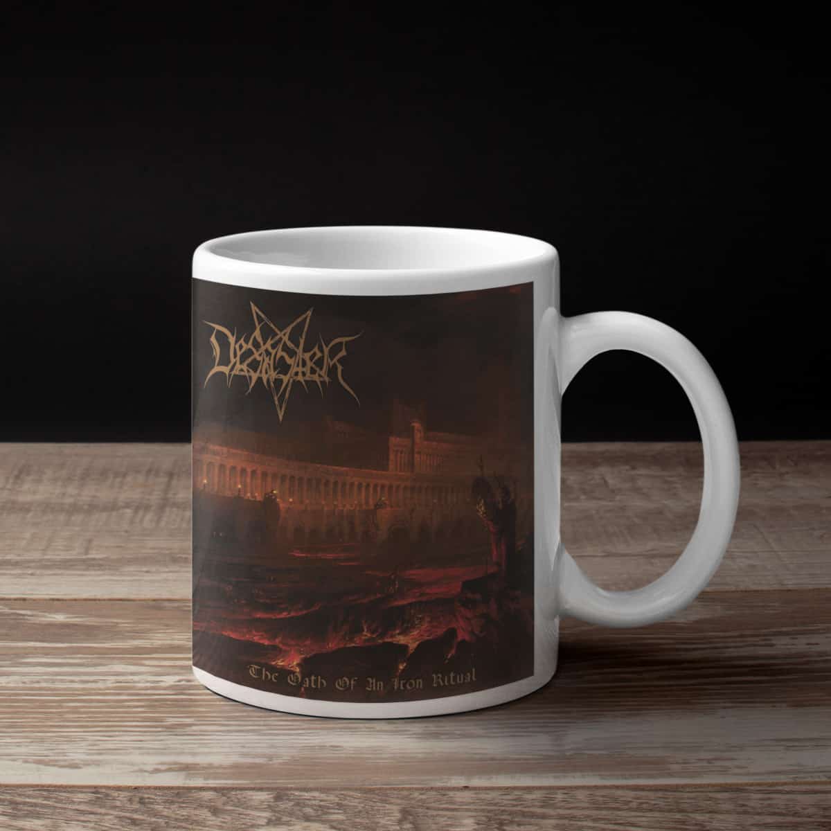 Desaster Coffee Mug, Desaster The Oath Of An Iron Ritual Coffee Mug