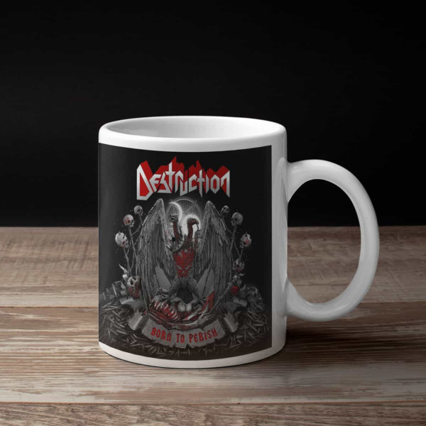 Destruction Coffee Mug, Destruction Born To Perish Coffee Mug