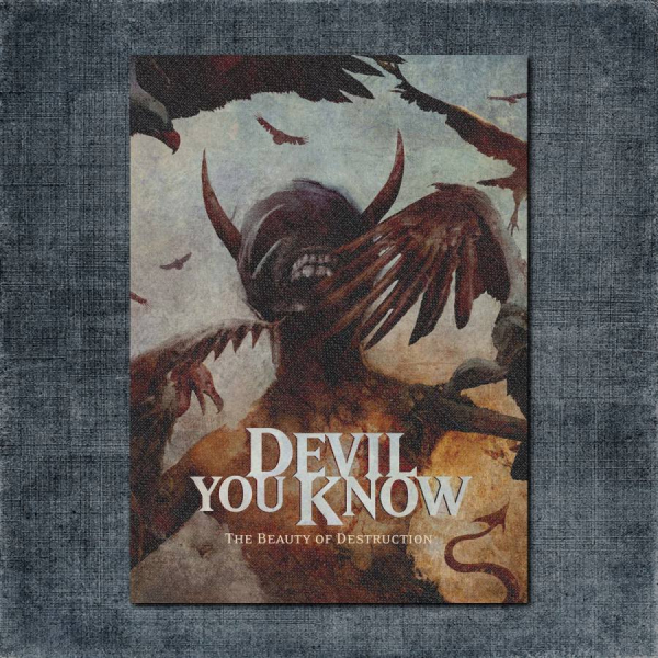 Devil You Know Back Patch, Devil You Know - The Beauty Of Destruction Big Back Patch