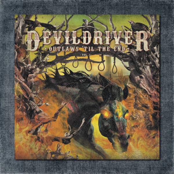 DevilDriver Back Patch, DevilDriver - Outlaws 'Til the End Big Back Patch