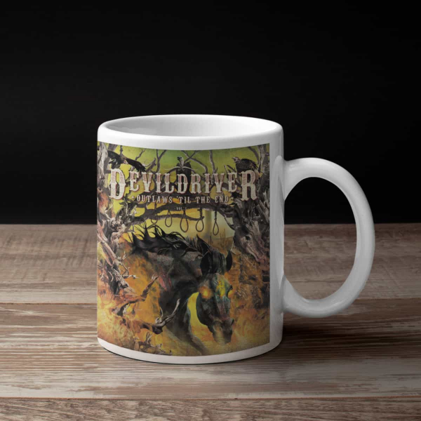 DevilDriver Coffee Mug, DevilDriver Outlaws 'Til the End Coffee Mug