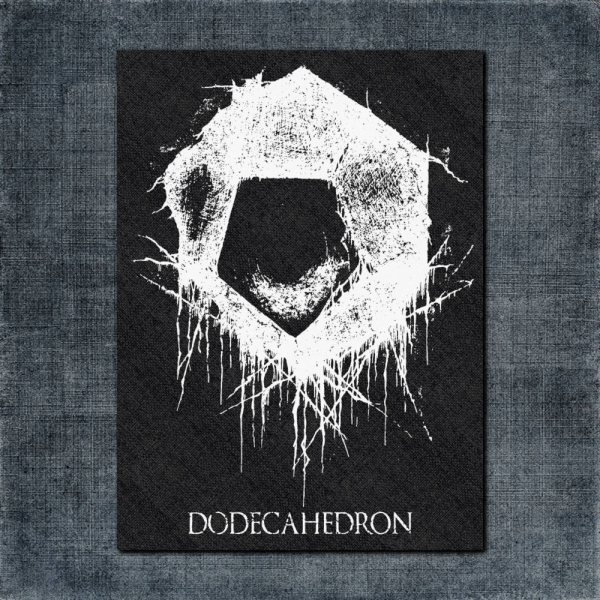 Dodecahedron Back Patch, Dodecahedron Artwork Big Back Patch