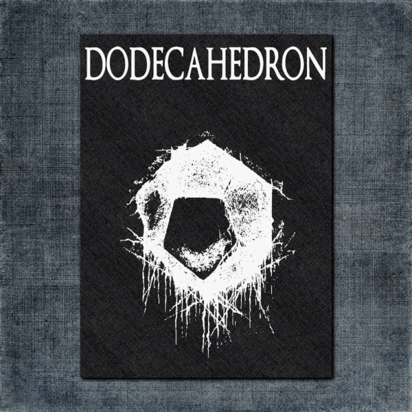Dodecahedron Back Patch, Dodecahedron Artwork Big Back Patch