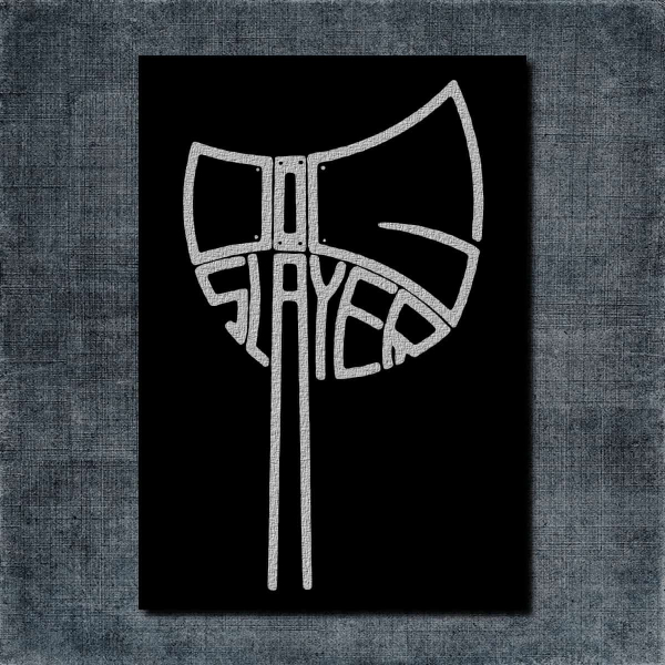 Dog Slayer Back Patch, Dog Slayer Logo Big Back Patch