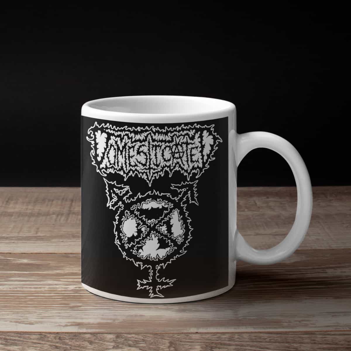 Domesticated Coffee Mug, Domesticated Queer Sci-fi Grinding Death Coffee Mug