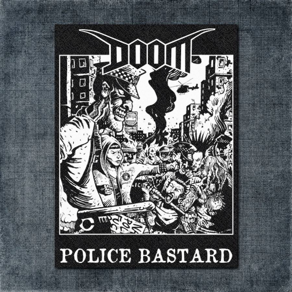 Doom Back Patch, Doom - Police Bastard Big Back Patch