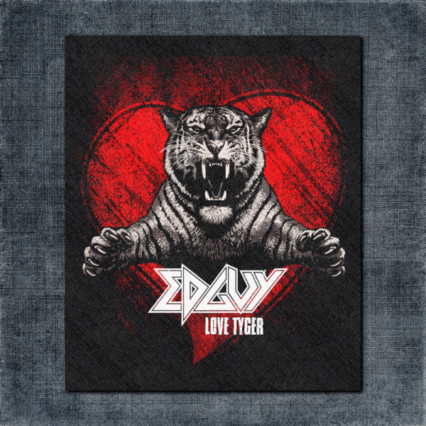 Edguy Back Patch, Edguy Love Tyger Big Back Patch