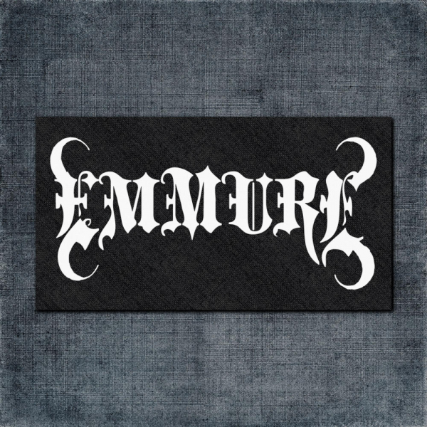 Emmure Back Patch, Emmure, Logo Black Big Back Patch