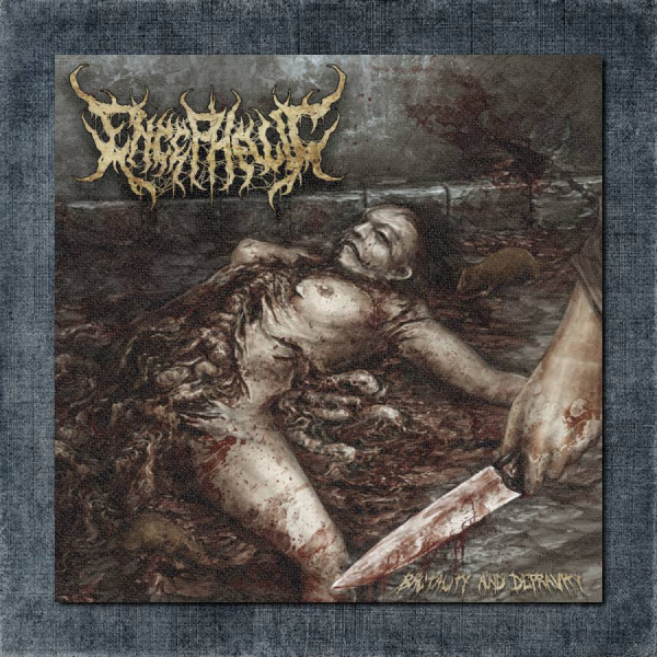 Encephalic Back Patch, Encephalic - Brutality and Depravity Big Back Patch