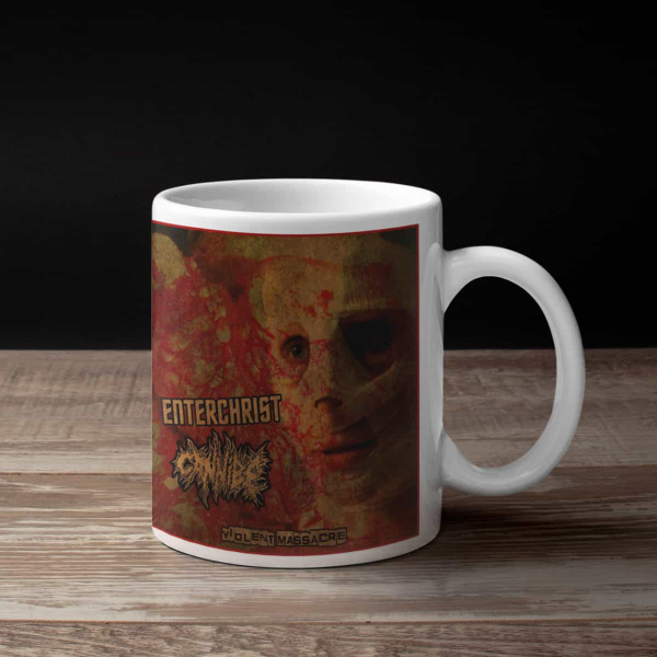 Enterchrist, Cannibe Coffee Mug, Enterchrist, Cannibe Violent Massacre Coffee Mug