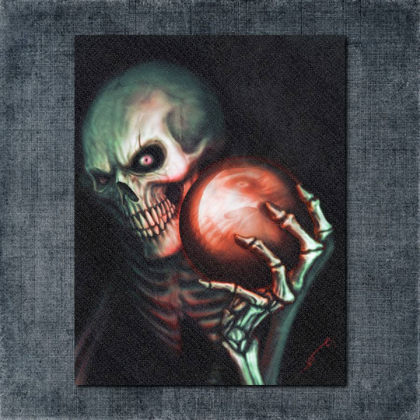 Evil Skull Back Patch, Evil Skull Artwork Big Back Patch