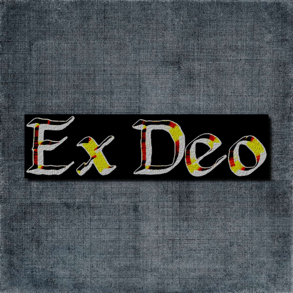 Ex Deo Back Patch, Ex Deo Logo Big Back Patch