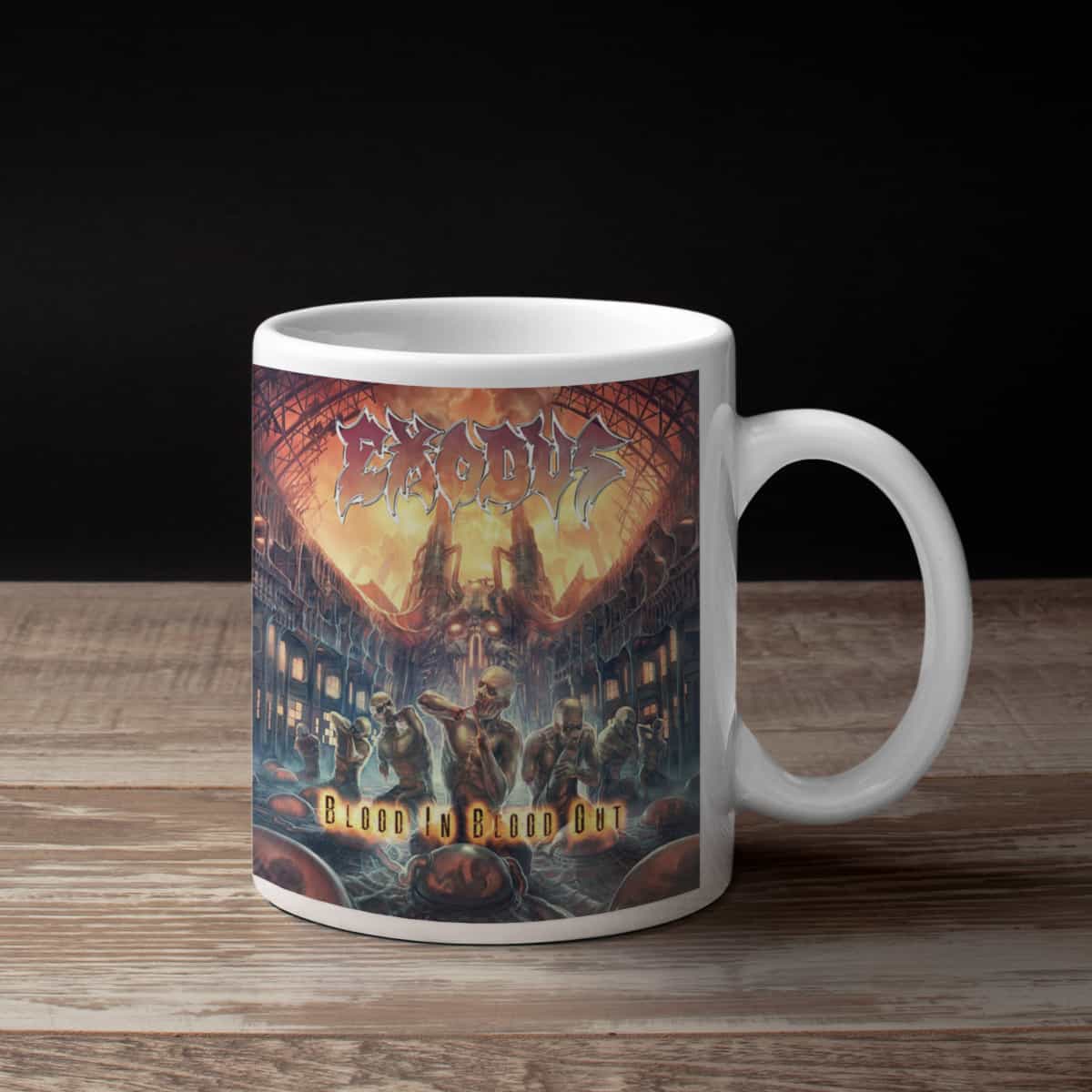 Exodus Coffee Mug, Exodus Blood In Blood Out Coffee Mug